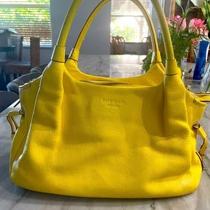Kate Spade Yellow Leather Shoulder Bag